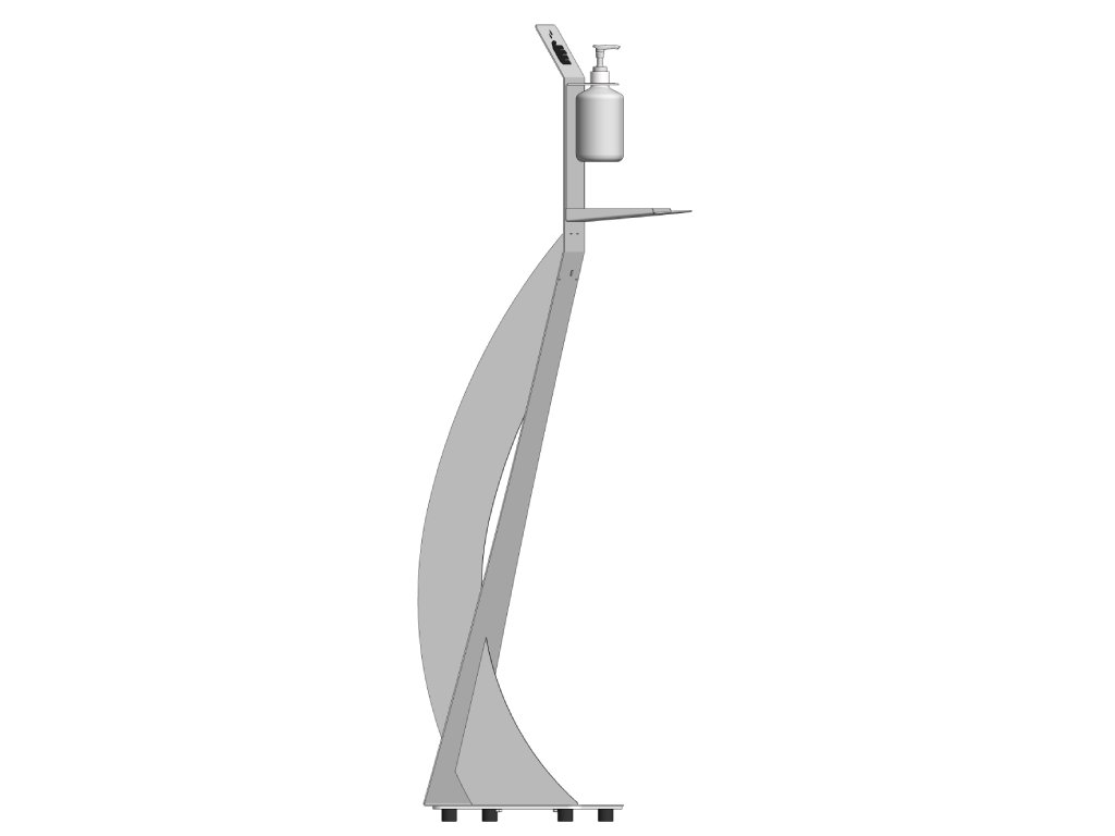 Desinfektionsständer Elbow mit Flaschenhalter img - 1 Desinfektionsständer Elbow mit Flaschenhalter